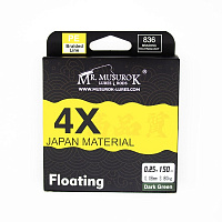 Шнур 4X ProFloating (150 м) Диаметр 0.1 мм. Нагрузка: 5.1 кг