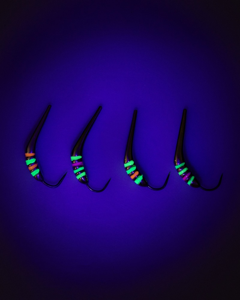 Блесна Гусеница большая UV 2,7 см