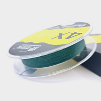 Шнур 8X+1 Sinking (150 м) Диаметр 0.14 мм. Нагрузка: 7.7 кг Dark Green