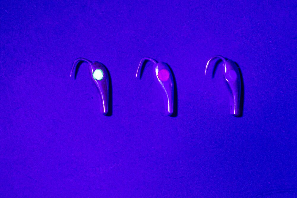 Блесна Огонь 1 см UV-вставка