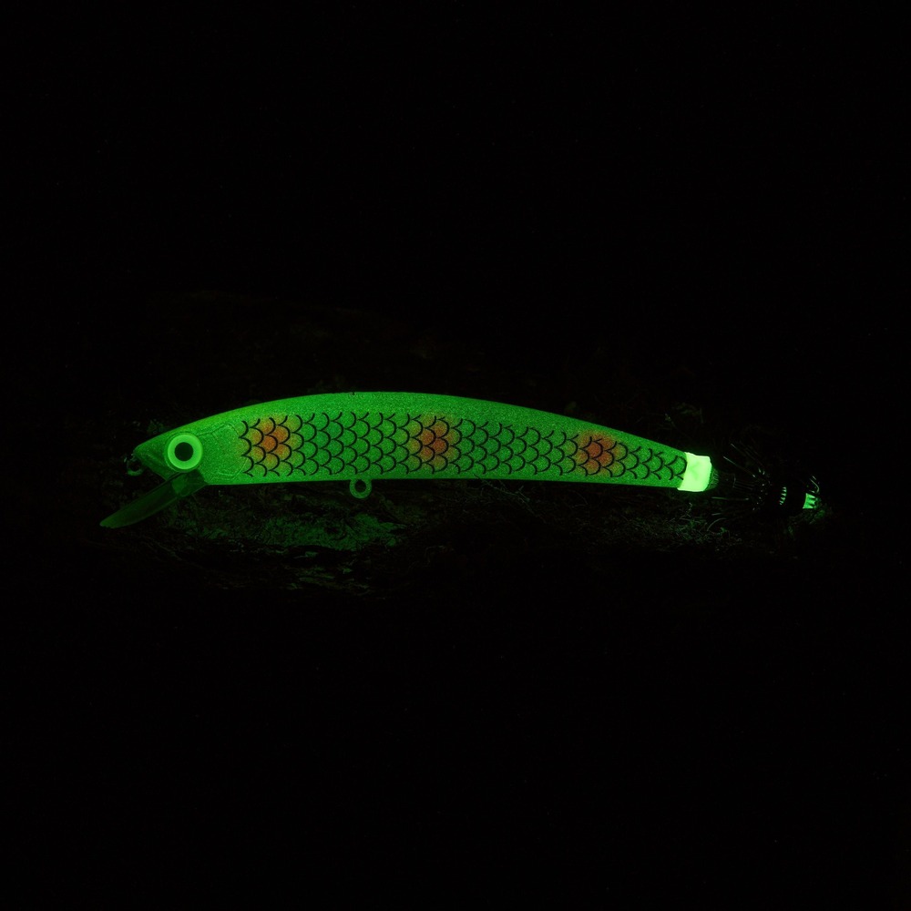 Кальмарный воблер 110 мм 17 гр Rainbow White (NEW)