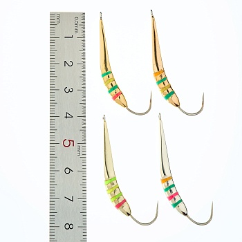 Блесна Гусеница большая UV 3,5 см